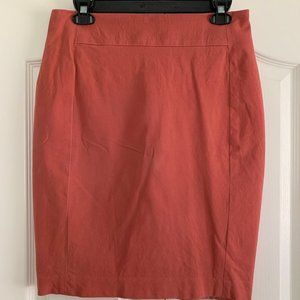 LOFT Pink High Waisted Pencil Skirt, 4S